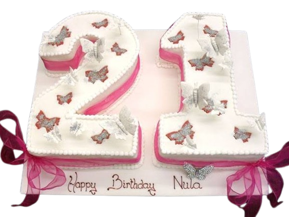Numbers & Wordings Theme Cakes