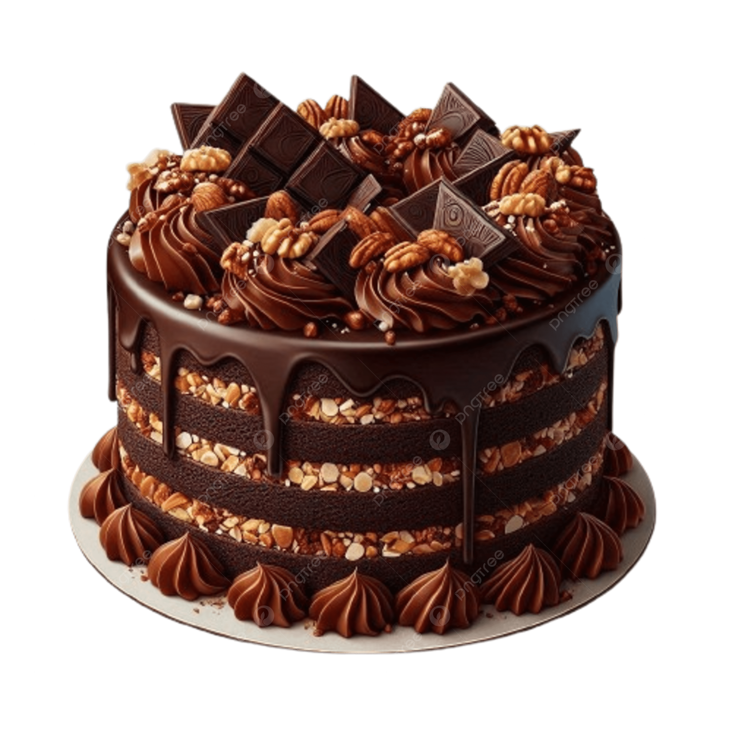 Triple Nuts Cakes